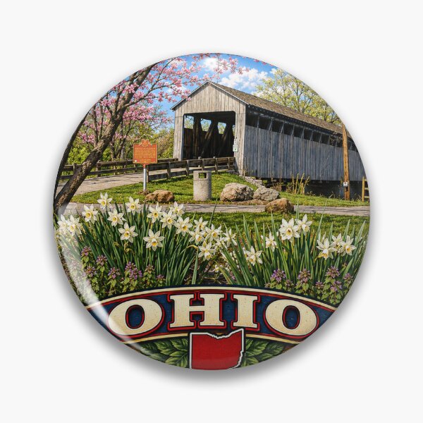 Item preview, Pugh's Mill Covered Bridge sticker designed and sold by gotucoveredart.