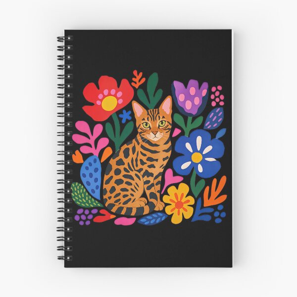 Item preview, Matisse Jungle – Colorful Paper Cut Bengal Cat designed and sold by Bengoer18.