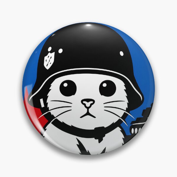Item preview, Cute Tactical Cat Soldier designed and sold by Peac7e.