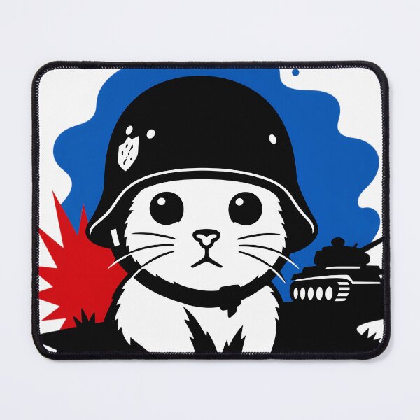 Item preview, Cute Tactical Cat Soldier designed and sold by Peac7e.