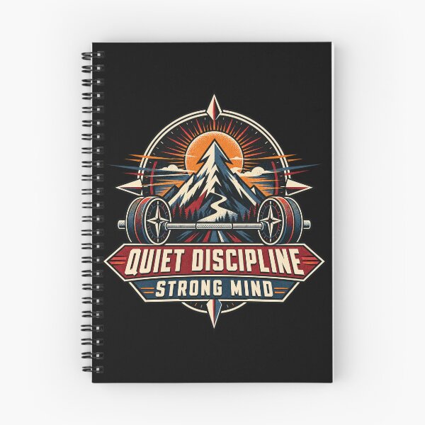 Item preview, Quiet Discipline Strong Mind Fitness Design designed and sold by -DEEWOLF-.