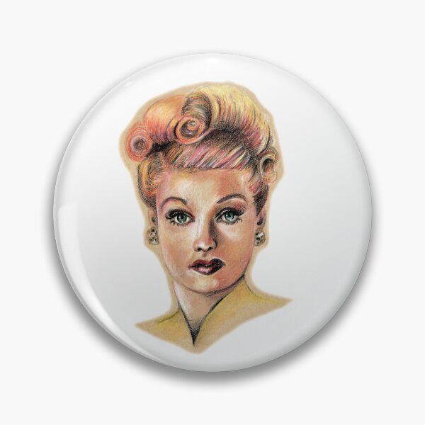 Item preview, Lucille Lucy Classic Beauty Colored Pencil Illustration designed and sold by adriana-holmes.
