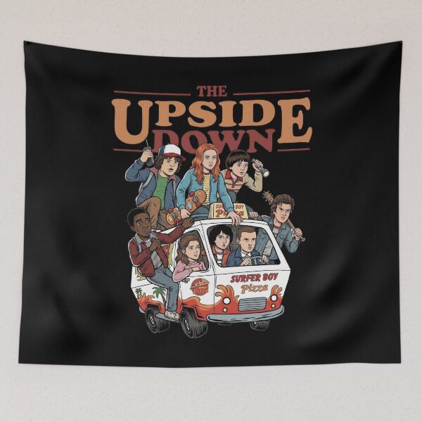 Item preview, The Upside Down, Stranger Things vintage design designed and sold by LiuTiuuu.