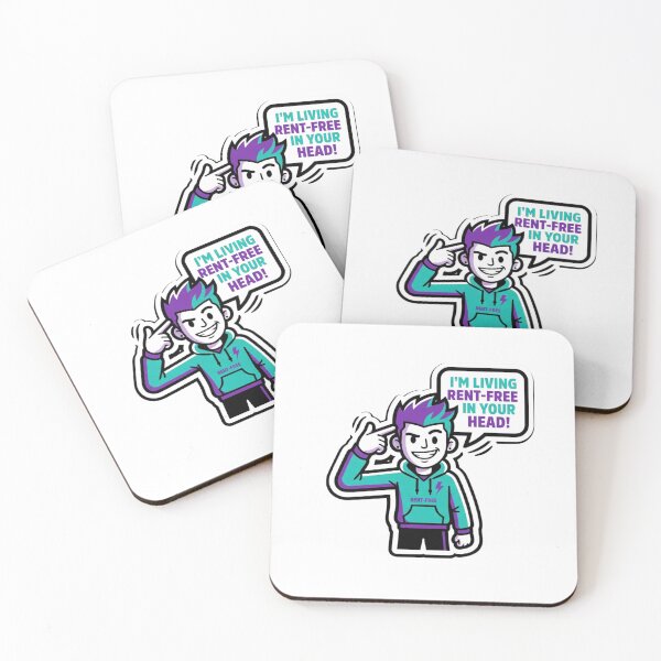 Item preview, Living Rent Free in My Head Overthinking designed and sold by NeonNerd Studio.