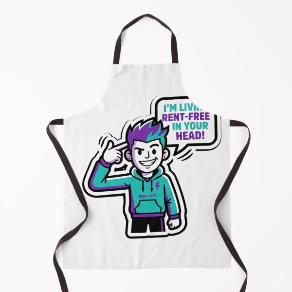 Item preview, Living Rent Free in My Head Overthinking designed and sold by NeonNerd Studio.