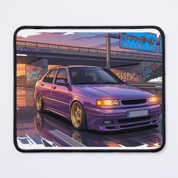 Item preview, modded car in german Autobahn sunset scene designed and sold by maistrTREASURE.