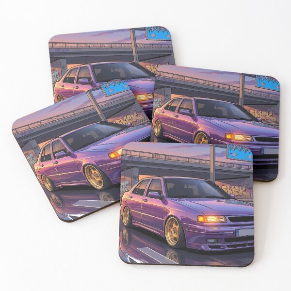 Item preview, modded car in german Autobahn sunset scene designed and sold by maistrTREASURE.