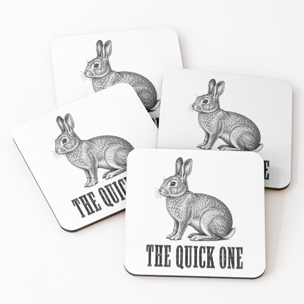 Item preview, The Quick One – Vintage Rabbit Engraving designed and sold by MotionBanana Art.