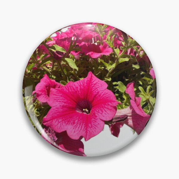 Item preview, Isolated Bright Pink Petunia Flower Cascade Macro Cutout designed and sold by BalkanBloom.
