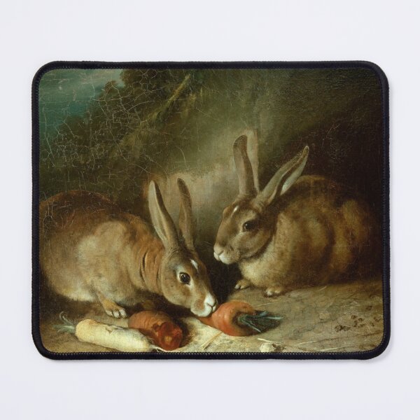 Item preview, Rosa Bonheur Rabbits Print  designed and sold by Blue  Robin.