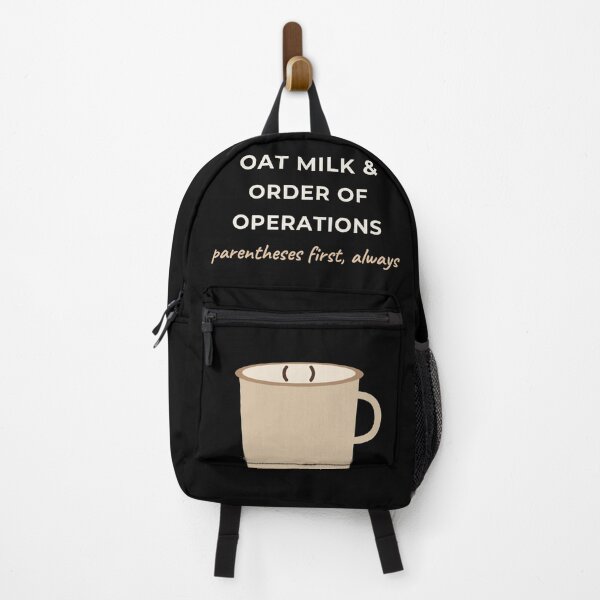 Item preview, Oat Milk Order Of Operations Funny Math Coffee designed and sold by The Cozy Design Studio.