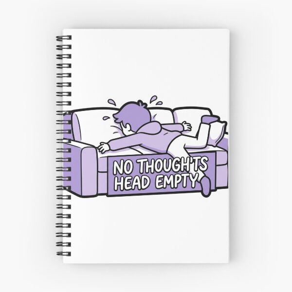 Item preview, No Thoughts Head Empty Brain Off Relatable designed and sold by NeonNerd Studio.