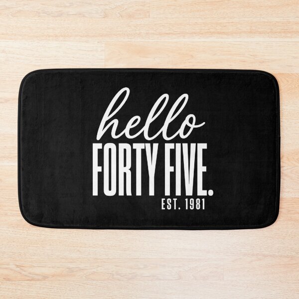 Item preview, hello forty five retro script and bold typography designed and sold by anapldv.