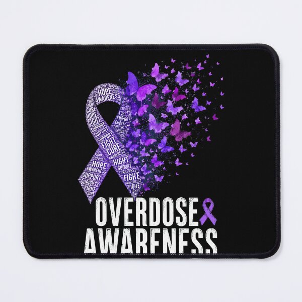 Item preview, overdose awareness purple ribbon hope support fight designed and sold by anapldv.