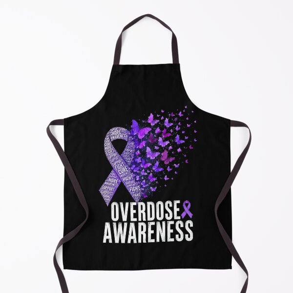 Item preview, overdose awareness purple ribbon hope support fight designed and sold by anapldv.