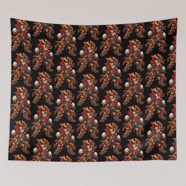 Item preview, Hellfire Outlaw – Flaming Skeleton Cowboy designed and sold by Ghostly-Outlaws.