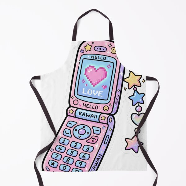 Item preview, Kawaii Flip Phone Star Charms Y2K designed and sold by badbar.