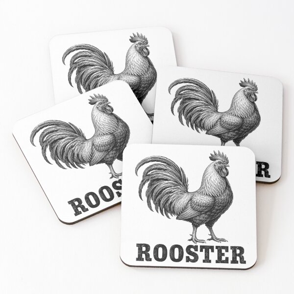 Item preview, Rooster – Vintage Farmhouse Engraving designed and sold by MotionBanana Art.