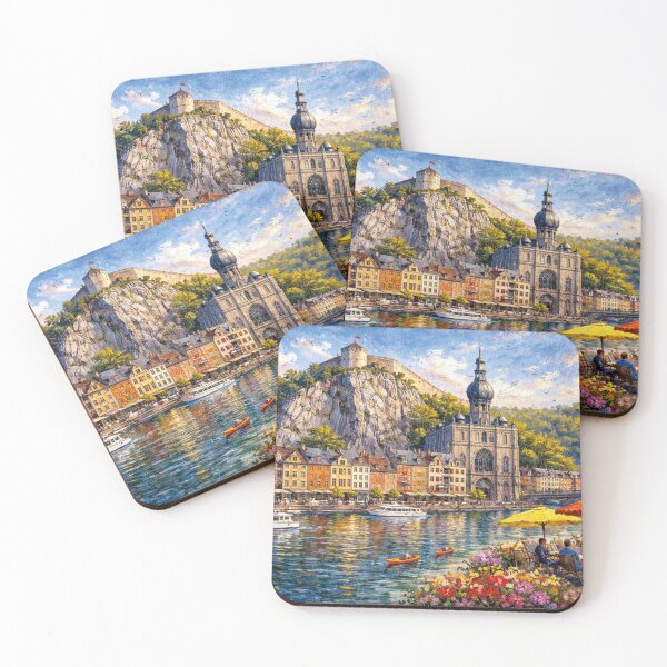 Item preview, A painting of Dinant, Belgium – A Beautiful City in Europe. designed and sold by GalleryKauffeld.