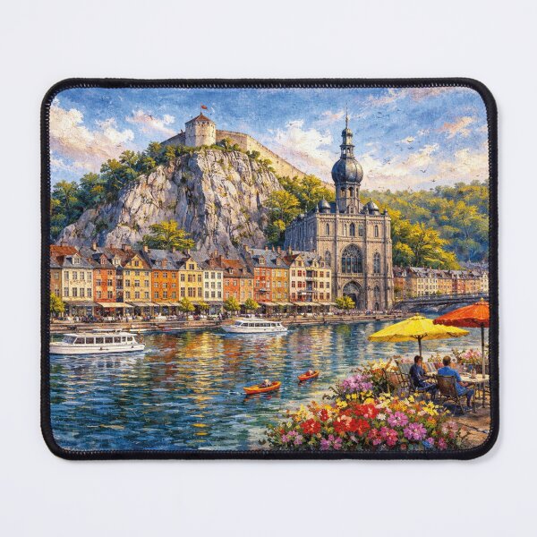 Item preview, A painting of Dinant, Belgium – A Beautiful City in Europe. designed and sold by GalleryKauffeld.