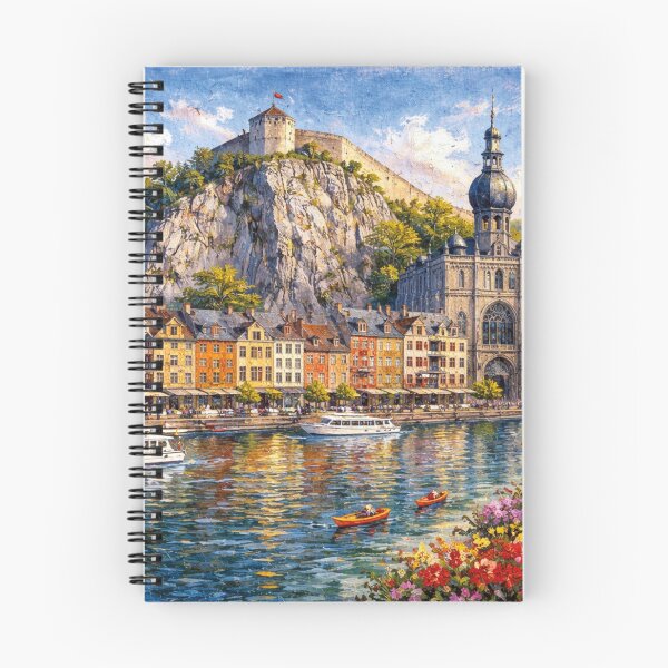 Item preview, A painting of Dinant, Belgium – A Beautiful City in Europe. designed and sold by GalleryKauffeld.