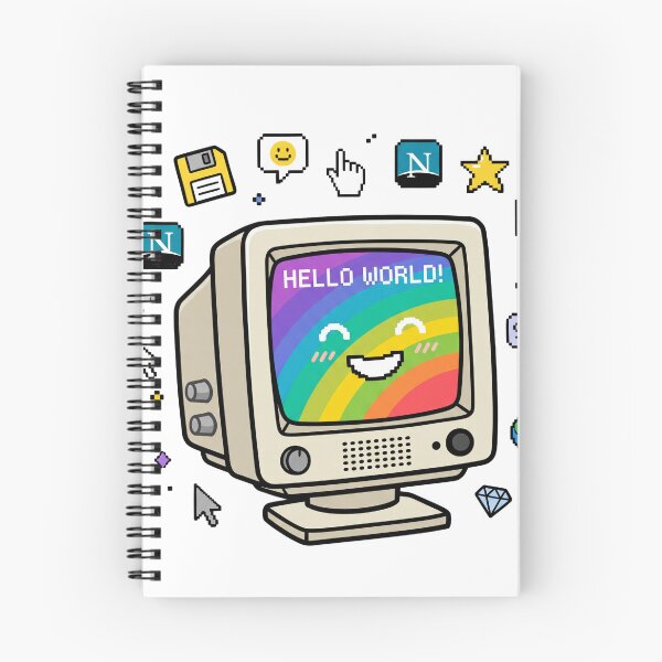 Item preview, Smiling CRT Monitor 90s Internet Nostalgia designed and sold by badbar.