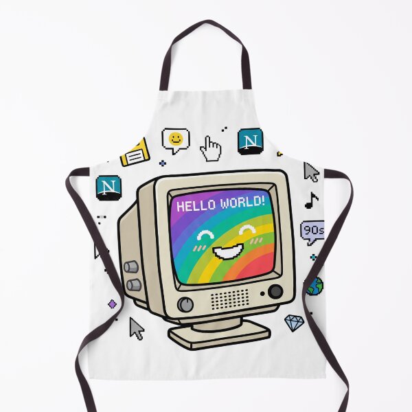 Item preview, Smiling CRT Monitor 90s Internet Nostalgia designed and sold by badbar.