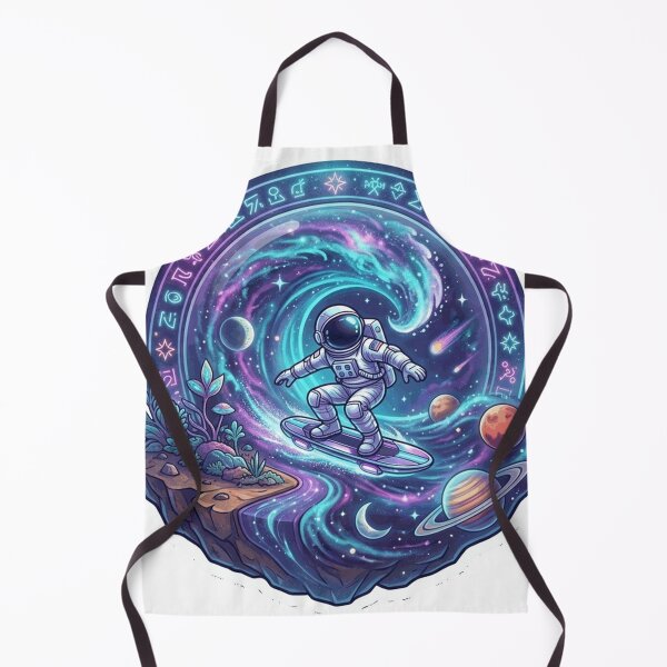 Item preview, Cosmic Surfer — Astronaut Riding the Galaxy Waves designed and sold by RoyArt0.