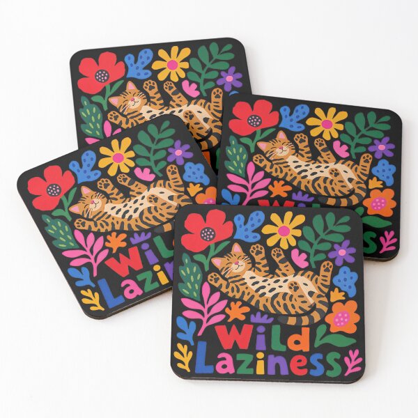 Item preview, Wild Laziness – Cozy Colorful Bengal Cat designed and sold by Bengoer18.