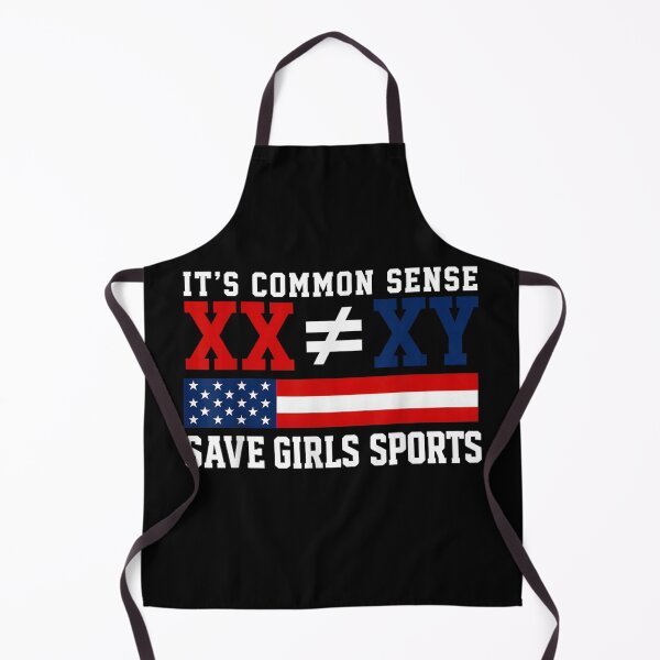 Item preview, It's Common Sense XX Does Not Equal XY Save Girls Sports Conservative American Flag designed and sold by EricCotanori.