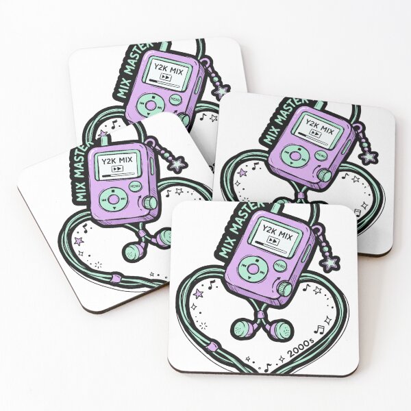 Item preview, Chunky MP3 Player Heart Earbuds Y2K designed and sold by badbar.