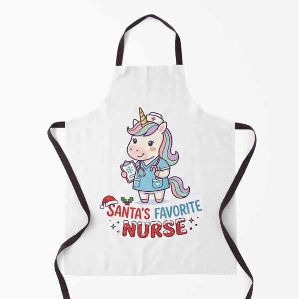 Item preview, Unicorn Nurse Santa's Favorite Nurse Christmas Cute designed and sold by Sitred123.