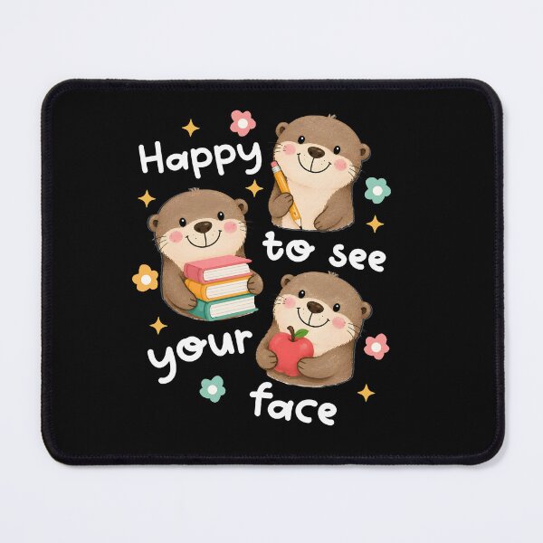 Item preview, Happy Otters Cute Animal Reading School Back To School Teacher T-Shirt designed and sold by Pioiiiart.