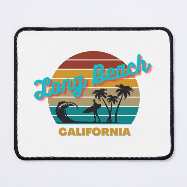 Item preview, Long Beach California Retro Vintage Sunset designed and sold by adriana-holmes.