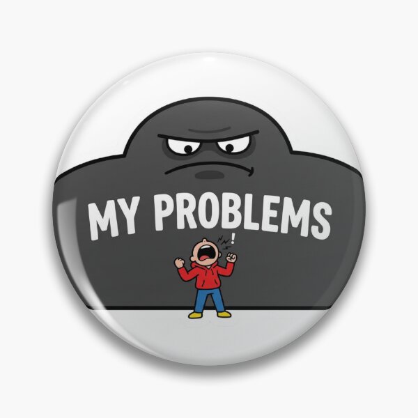 Item preview, Tiny Person Yelling at Giant Problems Anxiety designed and sold by NeonNerd Studio.