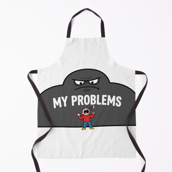 Item preview, Tiny Person Yelling at Giant Problems Anxiety designed and sold by NeonNerd Studio.