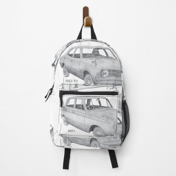 Item preview, Ford Cortina Cars - Five of the best 1 hand-drawn designed and sold by Classic Car Art Drawings.