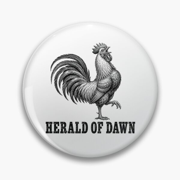 Item preview, Herald of Dawn – Crowing Rooster Vintage Engraving designed and sold by MotionBanana Art.