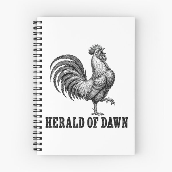 Item preview, Herald of Dawn – Crowing Rooster Vintage Engraving designed and sold by MotionBanana Art.