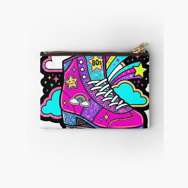 Item preview, Glitter Roller Skate 80s Retro Stars designed and sold by badbar.