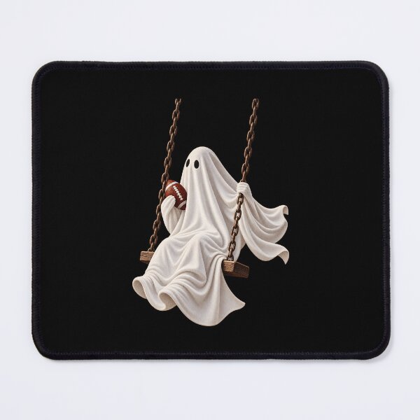 Item preview, Halloween Ghost Football Swing designed and sold by artCreativeColony.
