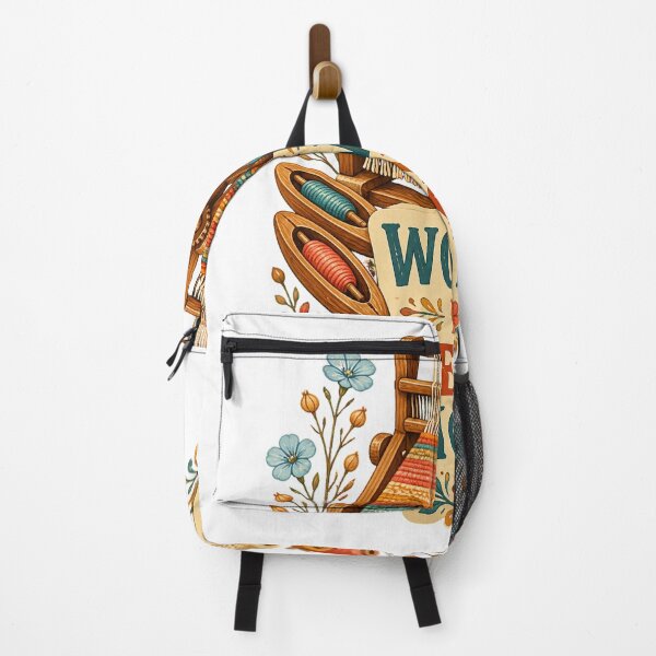 Item preview, Woven In Weekend Mode Vintage Loom Art designed and sold by CheerfulNest.