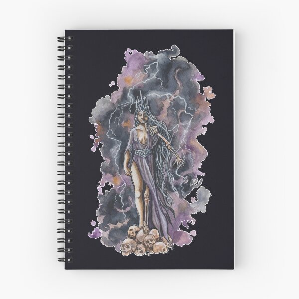 Item preview, Hel Norse Goddess Undead Skull Queen designed and sold by esmavart.