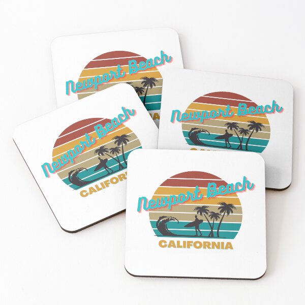 Item preview, Newport Beach California Retro Vintage Sunset designed and sold by adriana-holmes.