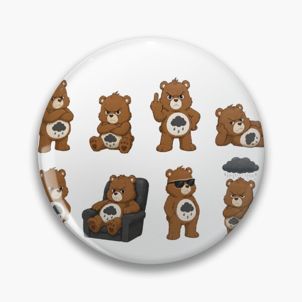 Item preview, grumpy bear designed and sold by douce-stickers.