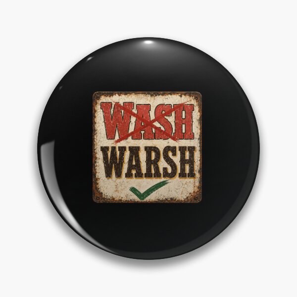 Item preview, wash warning vintage no wash sign with distressed style designed and sold by anapldv.