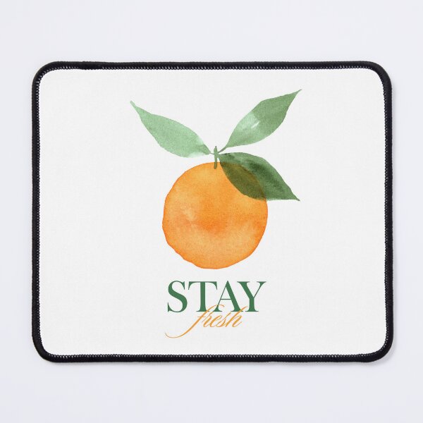 Item preview, Stay Fresh – Watercolor Orange Fruit, Summer Kitchen Quote designed and sold by CraftEvo.