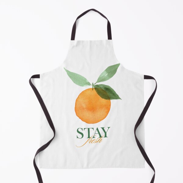 Item preview, Stay Fresh – Watercolor Orange Fruit, Summer Kitchen Quote designed and sold by CraftEvo.
