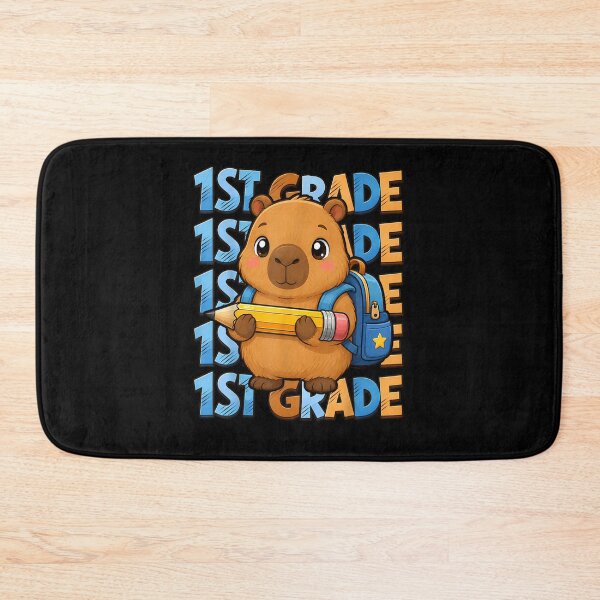 Item preview, Cute Capybara Holding Pencil Backpack 1st Grade Back To School Student Teacher designed and sold by EricCotanori.