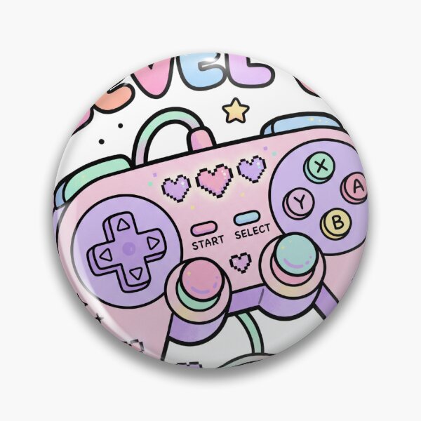 Item preview, Game Controller Level Up Pixel Hearts Y2K designed and sold by badbar.